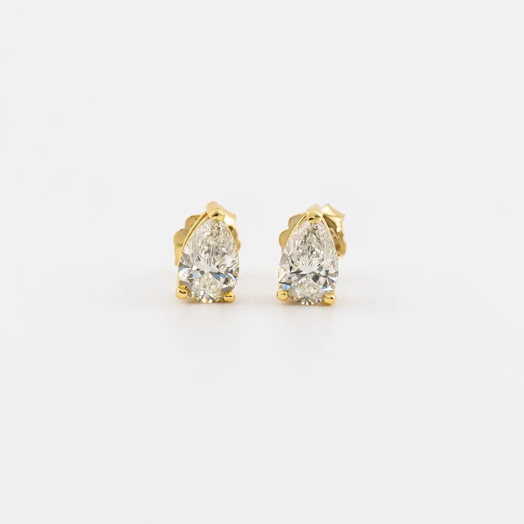 Pear Diamond Earrings - Francis Parwal