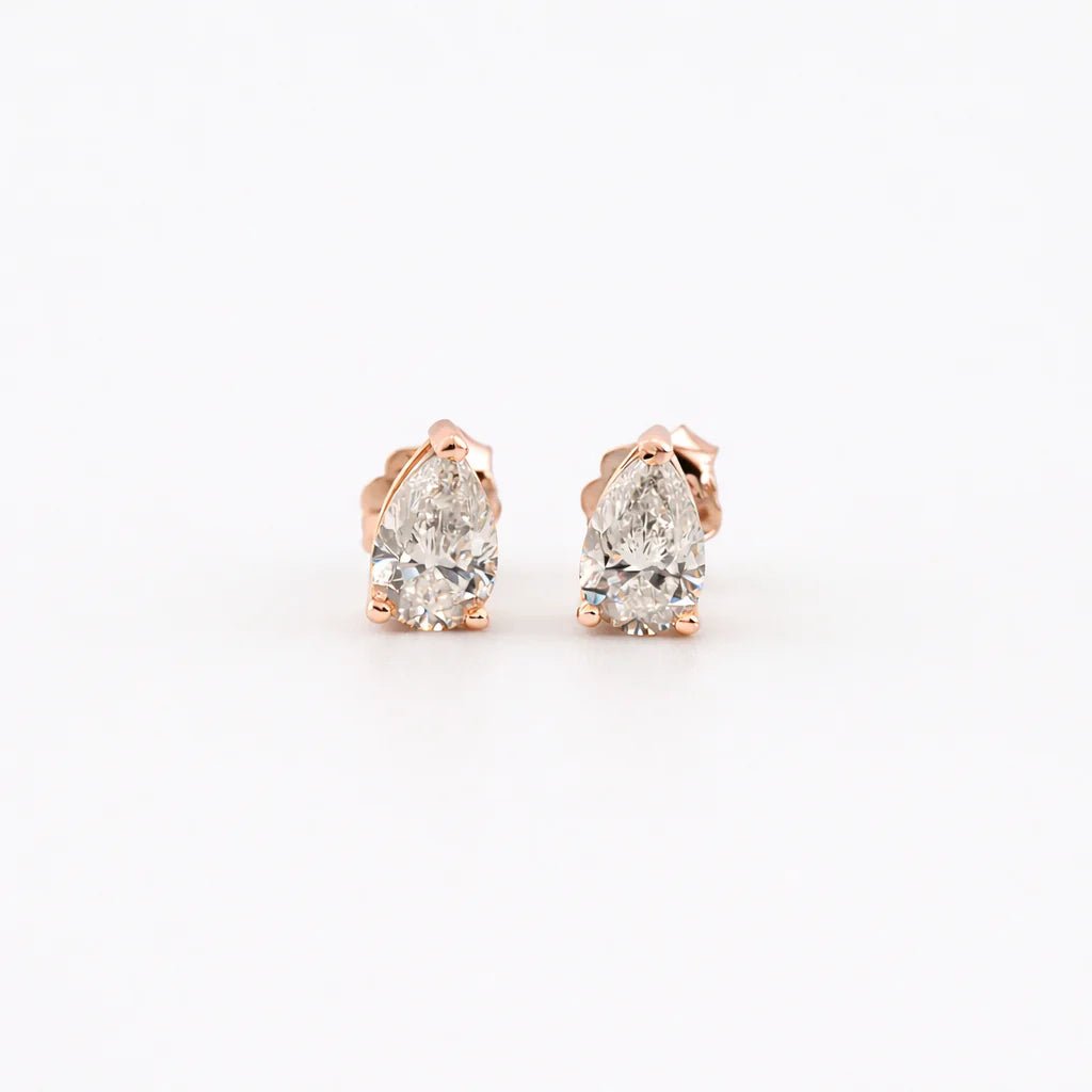 Pear Diamond Earrings - Francis Parwal