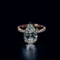 Pear Diamond Engagement Ring - Francis Parwal