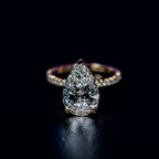 Pear Diamond Engagement Ring - Francis Parwal