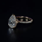 Pear Diamond Engagement Ring - Francis Parwal