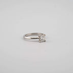 Princess Cut Lab Diamond Engagement Ring - Francis Parwal