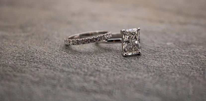 Radiant Diamond Engagement Ring - Francis Parwal