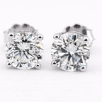 Lab Diamond Stud Earrings
